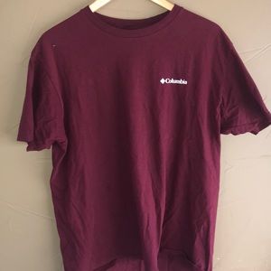 Maroon Columbia Short Sleeve Graphic Tee